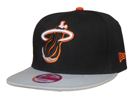 NBA Miami Heat NE Snapback Hat #132